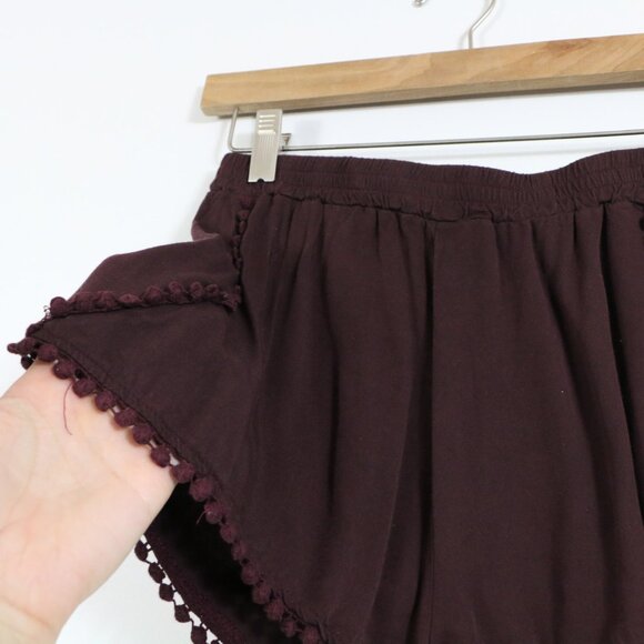 *Harlow Maroon Shorts - Picture 5 of 6